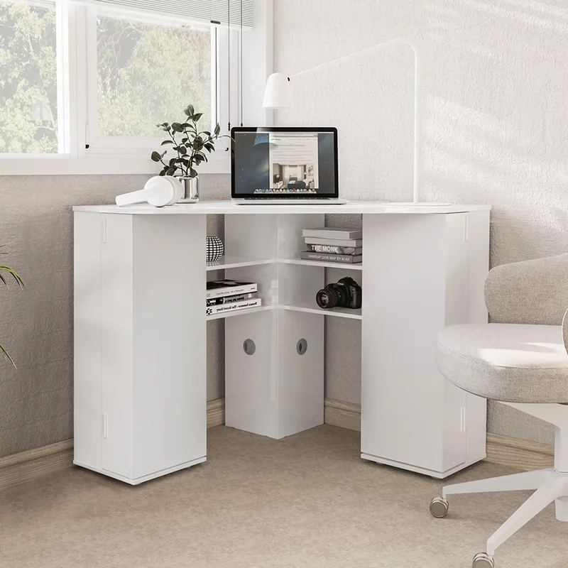 Photo 1 of Olivia corner dressing table - 2 door - white Photo 1 of Olivia corner dressing table - 2 door - white