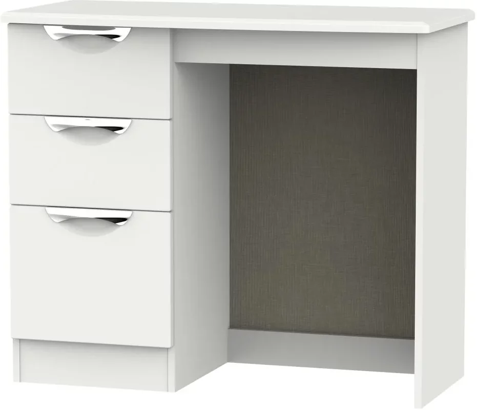 Photo 1 of Camden single dressing table - 3 drawer - grey Photo 1 of Camden single dressing table - 3 drawer - grey