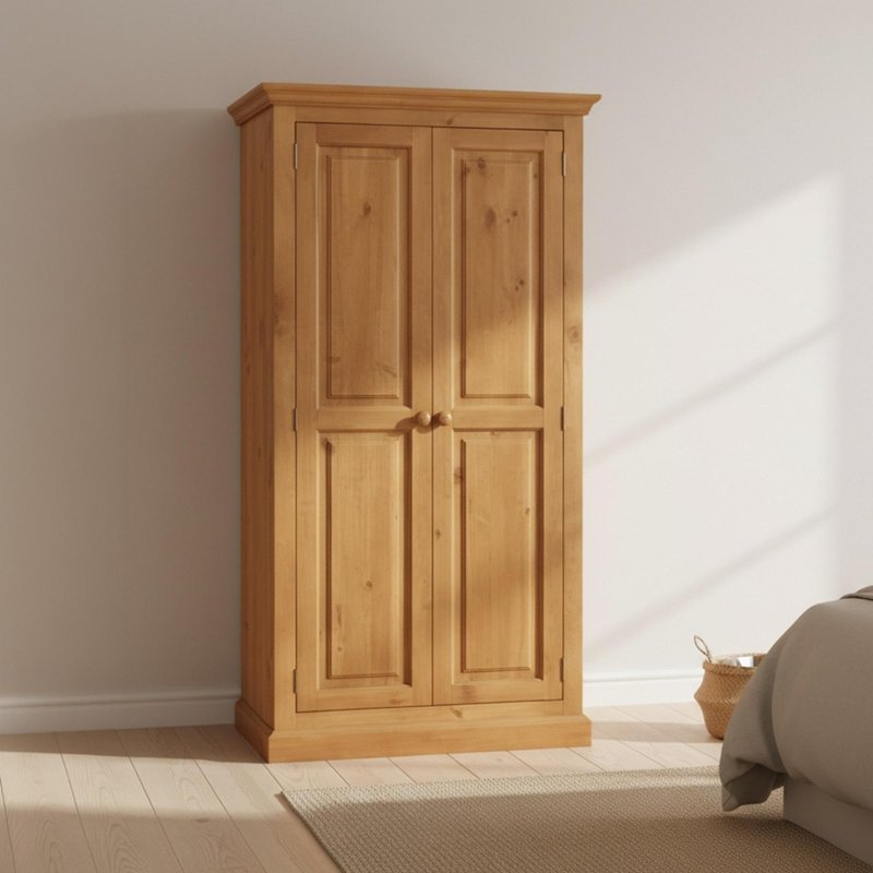 Photo 1 of Henbury pine 2 door plain wardrobe Photo 1 of Henbury pine 2 door plain wardrobe