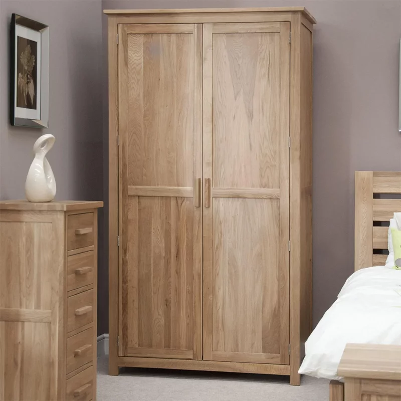 Photo 1 of Opus wardrobe - 2 door - oak Photo 1 of Opus wardrobe - 2 door - oak