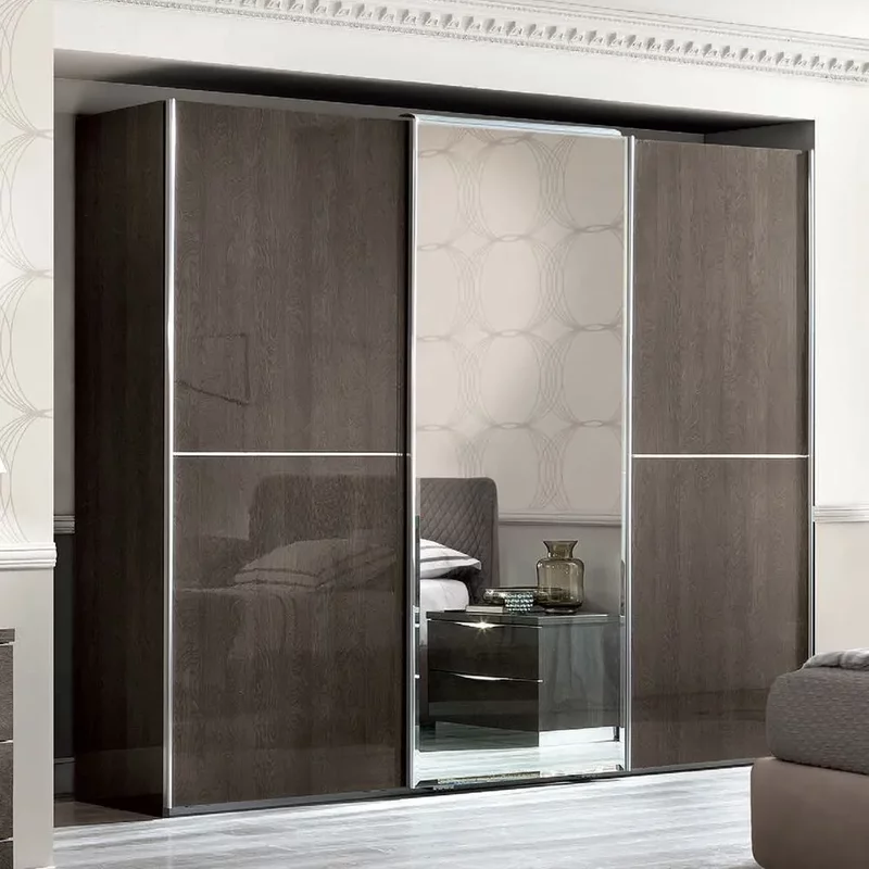 Photo 1 of Platinum italian wardrobe - mirror sliding Photo 1 of Platinum italian wardrobe - mirror sliding
