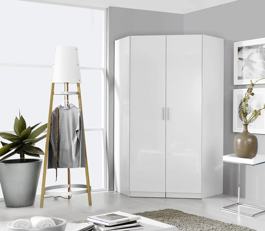 Photo 1 of Celle gloss corner wardrobe - variation available Photo 1 of Celle gloss corner wardrobe - variation available