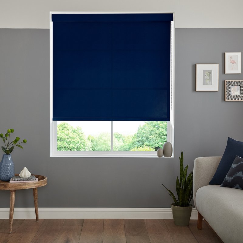 Photo 1 of Boho roller blind - ink Photo 1 of Boho roller blind - ink