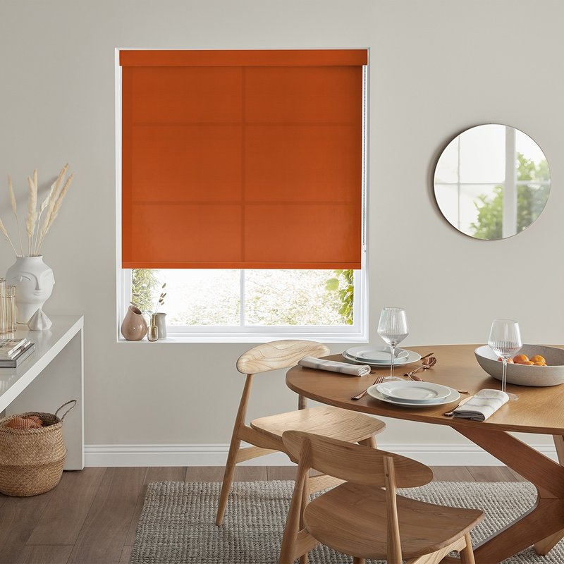 Photo 1 of Boho roller blind - red Photo 1 of Boho roller blind - red