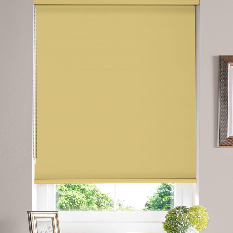 Photo 1 of Gravity roller blind - lemon Photo 1 of Gravity roller blind - lemon