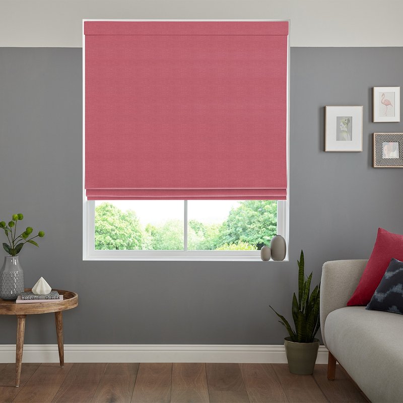 Photo 1 of Jenson roman blind - blush Photo 1 of Jenson roman blind - blush
