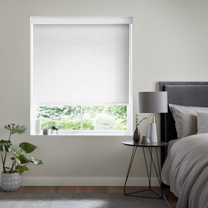 Photo 1 of Miranda roller blind - chalk Photo 1 of Miranda roller blind - chalk