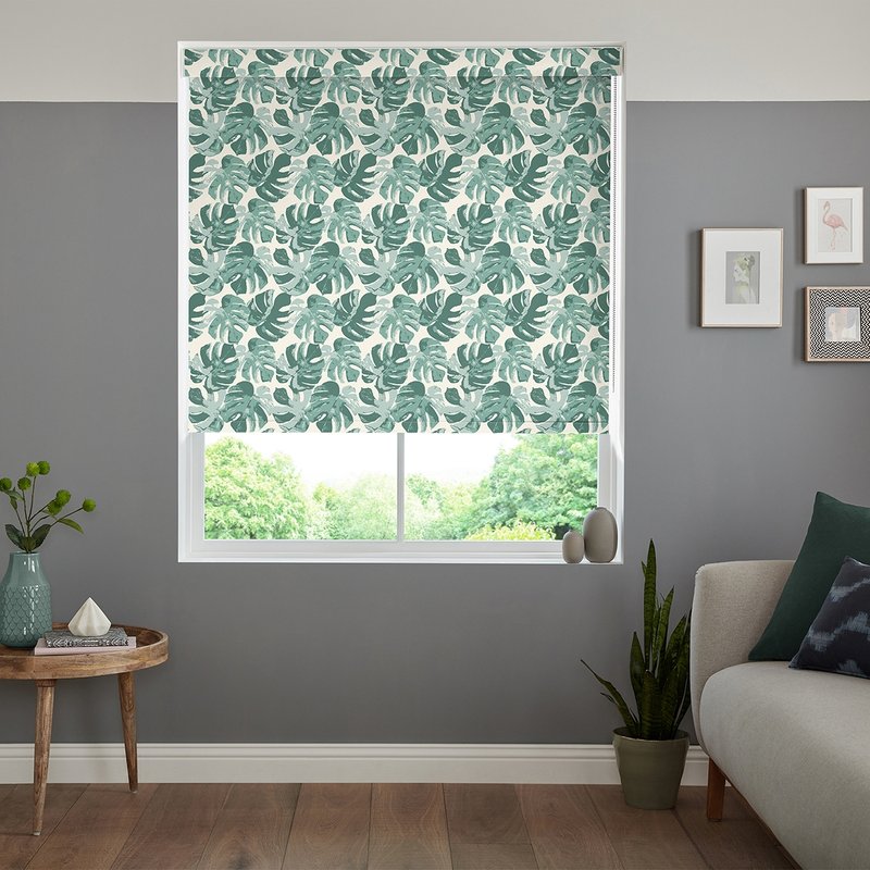 Photo 1 of Pinto roller blind - seafoam Photo 1 of Pinto roller blind - seafoam