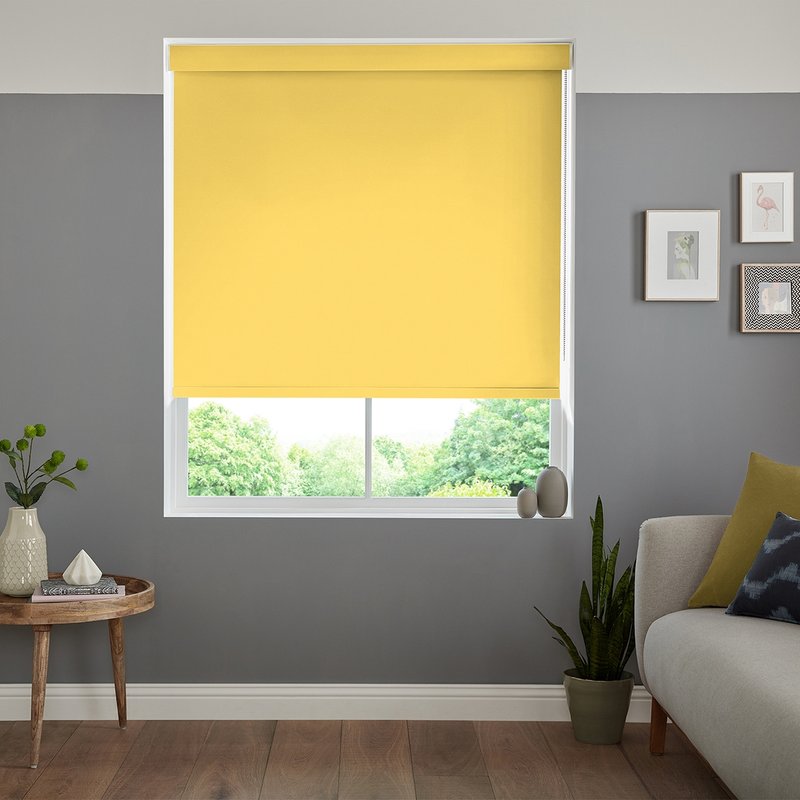 Photo 1 of Renard roller blind - lemon Photo 1 of Renard roller blind - lemon