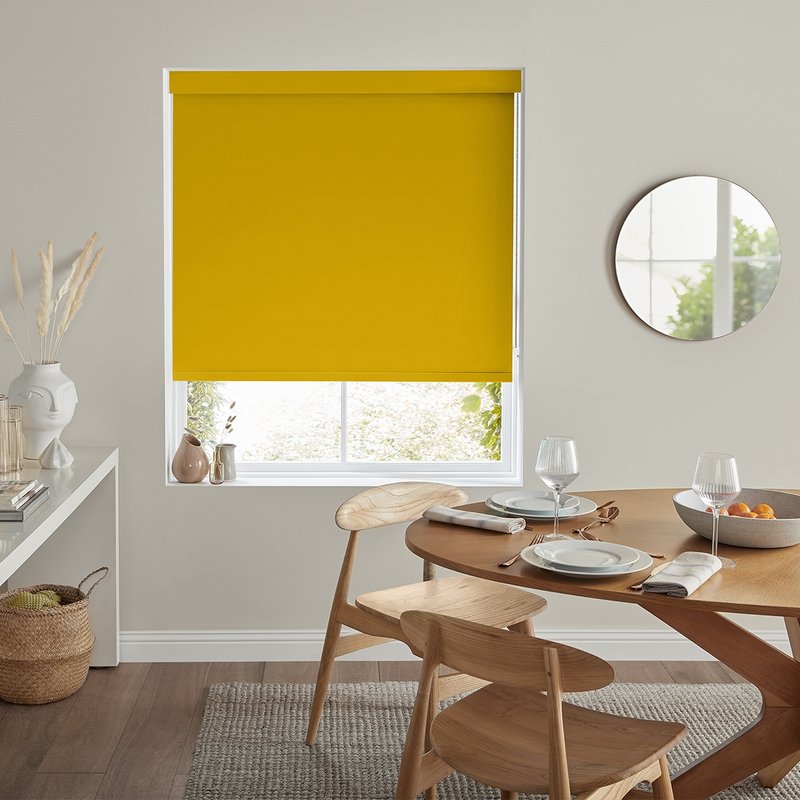 Photo 1 of Renard roller blind - ochre Photo 1 of Renard roller blind - ochre