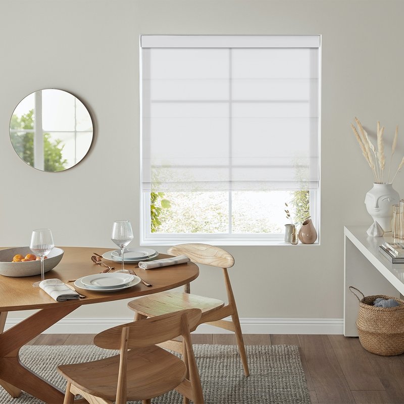 Photo 1 of Zaha roman blind - snow Photo 1 of Zaha roman blind - snow