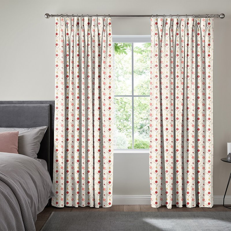 Photo 1 of Bowen curtain - cherry Photo 1 of Bowen curtain - cherry