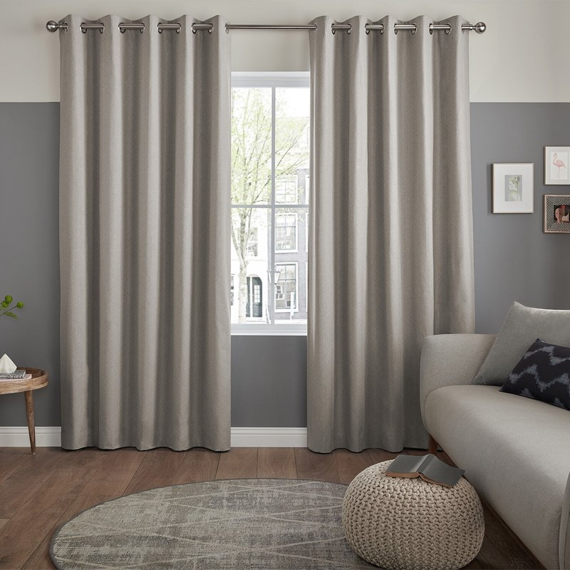 Photo 1 of Konsa curtain - graphite Photo 1 of Konsa curtain - graphite