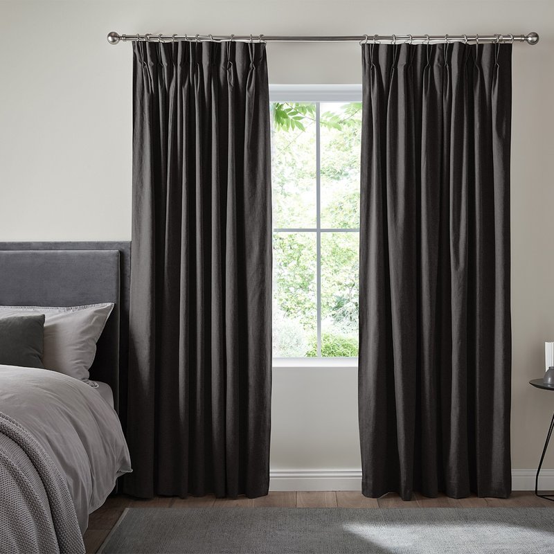 Photo 1 of Mata curtain - ebony Photo 1 of Mata curtain - ebony