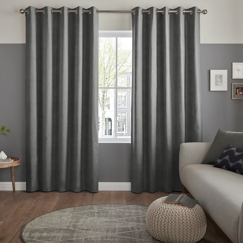 Photo 1 of Rudiger curtain - slate Photo 1 of Rudiger curtain - slate