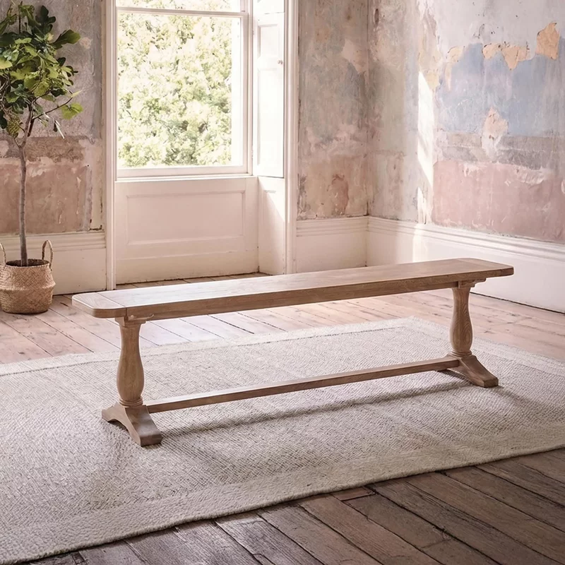 Photo 1 of Cannes dining bench - timber wood Photo 1 of Cannes dining bench - timber wood