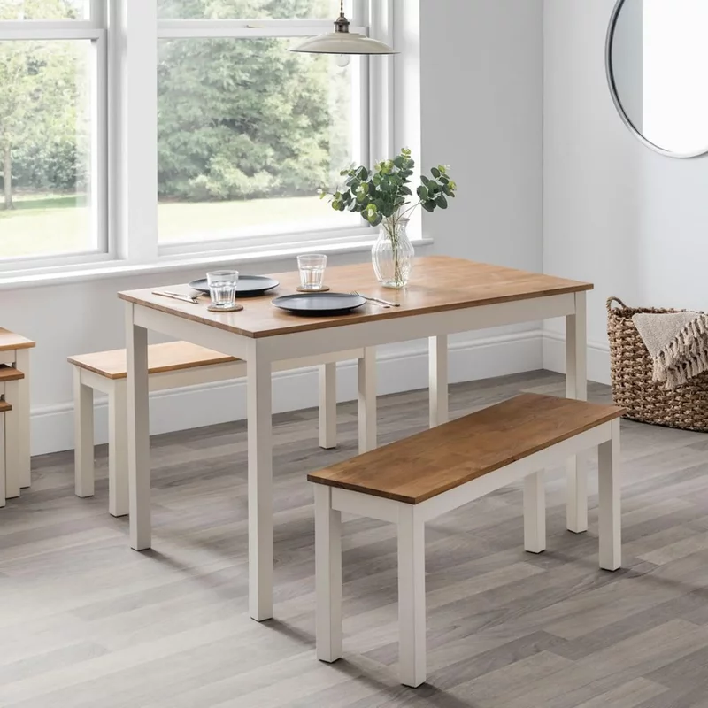 Photo 1 of Coxmoor dining bench - ivory Photo 1 of Coxmoor dining bench - ivory