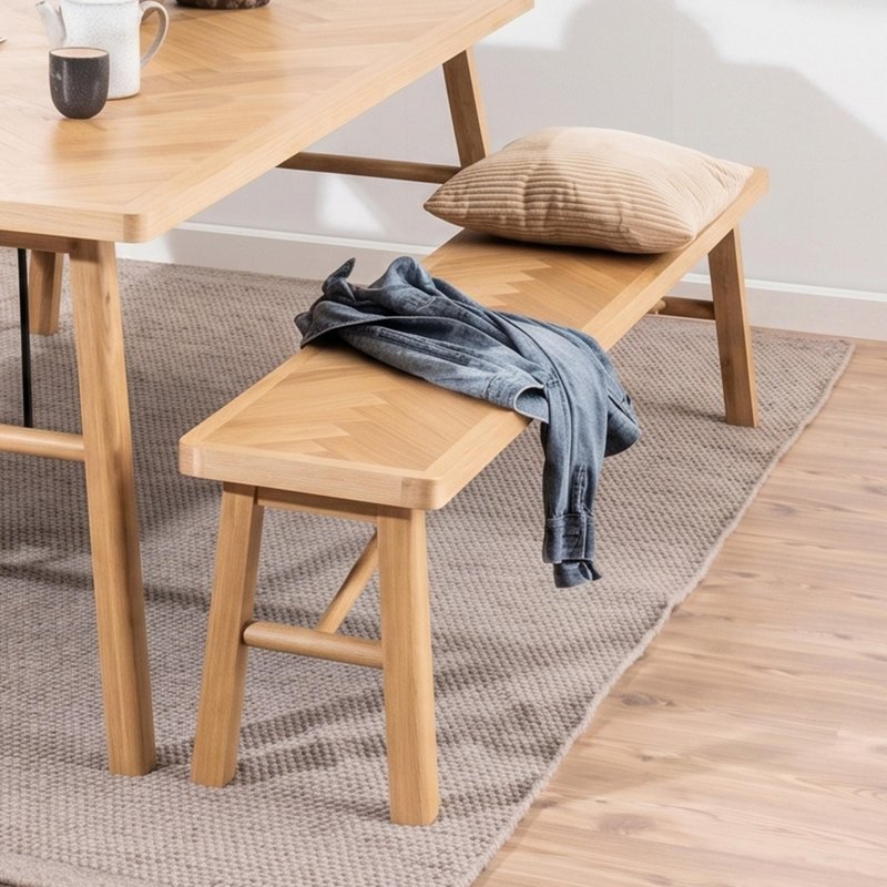 Photo 1 of Galway dining bench - extra large - oak Photo 1 of Galway dining bench - extra large - oak