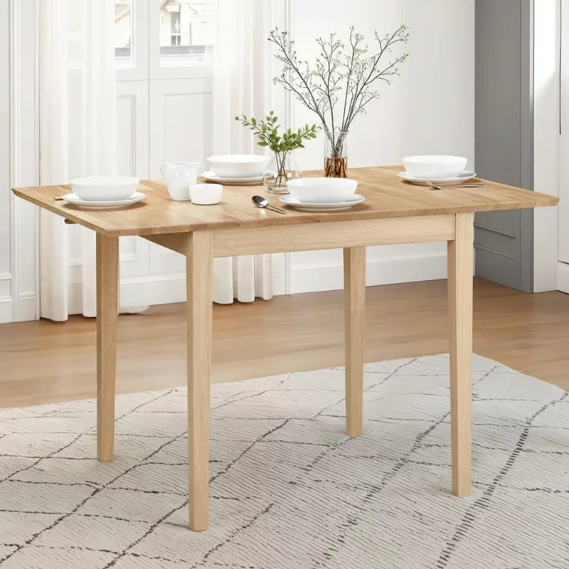 Photo 1 of Rufford extending dining table - 2-4 seater - 80cm-120cm - oak Photo 1 of Rufford extending dining table - 2-4 seater - 80cm-120cm - oak