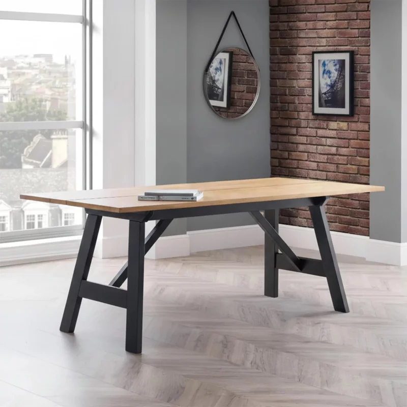 Photo 1 of Hockley dining table - 190cm - 8 seater - oak Photo 1 of Hockley dining table - 190cm - 8 seater - oak