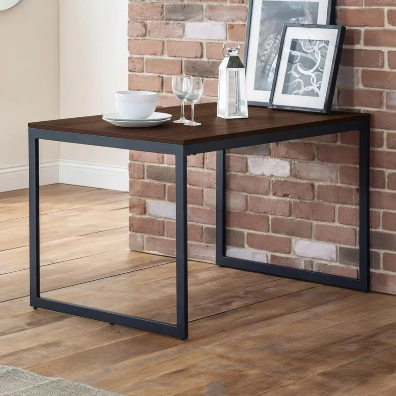 Photo 1 of Tribeca dining table - 4 seater - 120cm - walnut Photo 1 of Tribeca dining table - 4 seater - 120cm - walnut