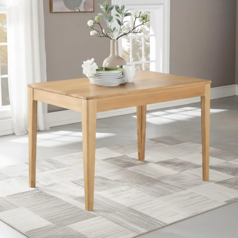 Photo 1 of Dunmore oak dining table - 4 seater - 120cm Photo 1 of Dunmore oak dining table - 4 seater - 120cm