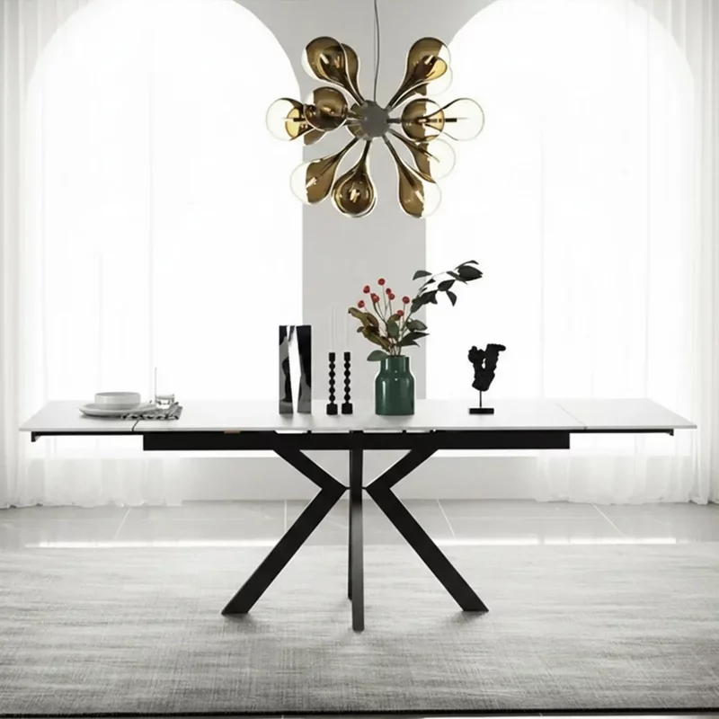 Photo 1 of Vida pearla grey ceramic 4-6 seater extending dining table Photo 1 of Vida pearla grey ceramic 4-6 seater extending dining table