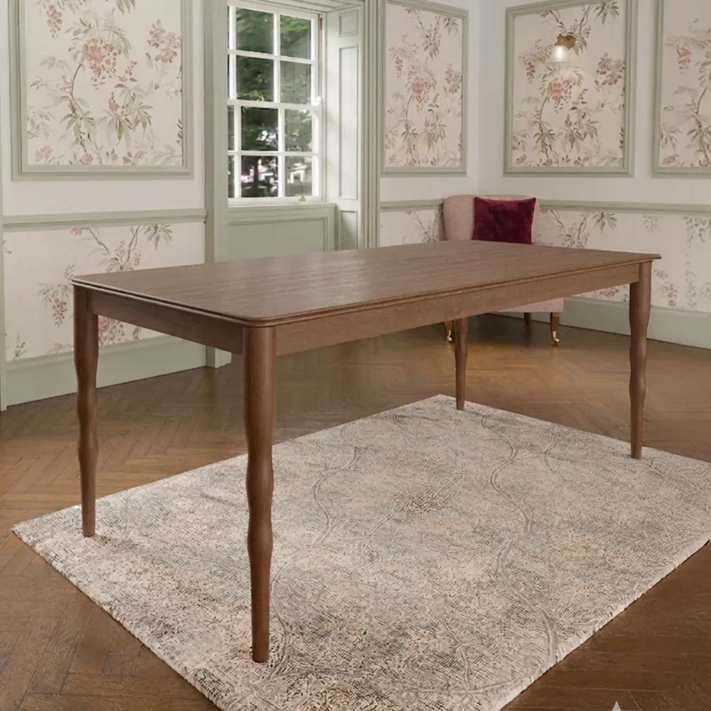 Photo 1 of Williamson dining table - 6 seater - 180cm - mid gloss lacquered Photo 1 of Williamson dining table - 6 seater - 180cm - mid gloss lacquered