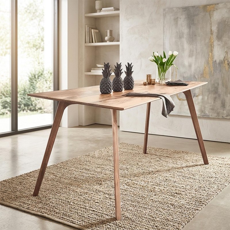 Photo 1 of Madeira extending dining table - oiled oak - variation available Photo 1 of Madeira extending dining table - oiled oak - variation available