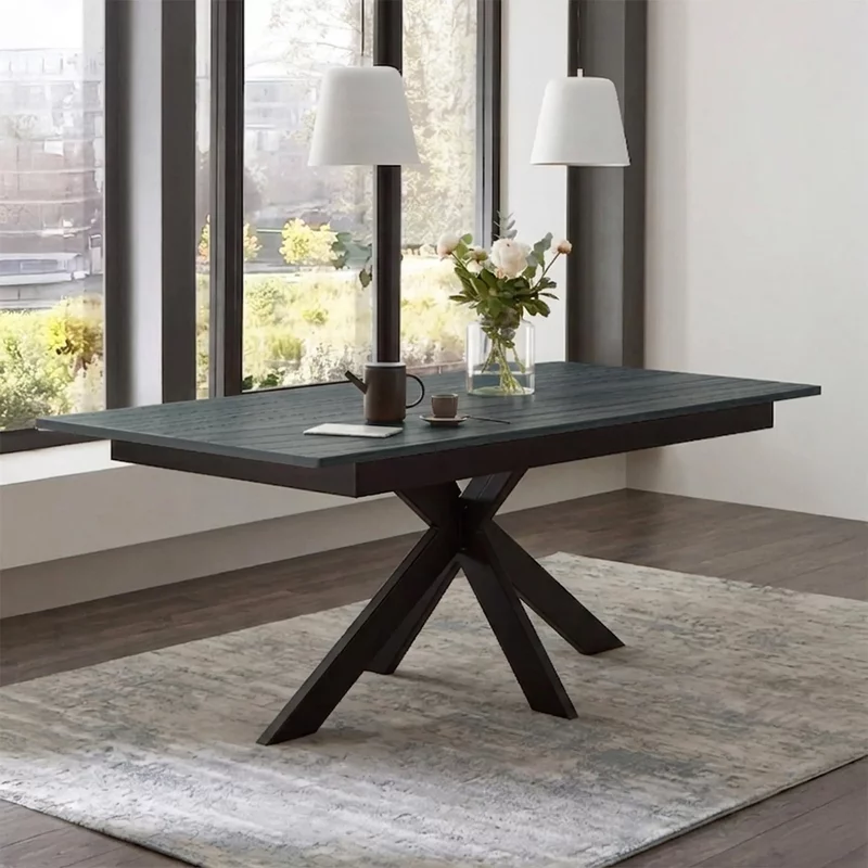 Photo 1 of Boston extending dining table - with spider legs - oiled ash - variation available Photo 1 of Boston extending dining table - with spider legs - oiled ash - variation available