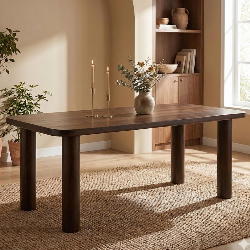 Photo 1 of Brix badou dining table - 240cm - 10 seater - chestnut - mango wood Photo 1 of Brix badou dining table - 240cm - 10 seater - chestnut - mango wood