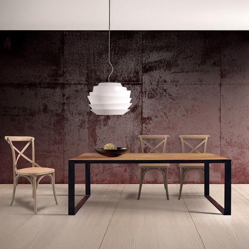Photo 1 of Calabria dining table - solid mango wood - 6 seater - 180cm Photo 1 of Calabria dining table - solid mango wood - 6 seater - 180cm