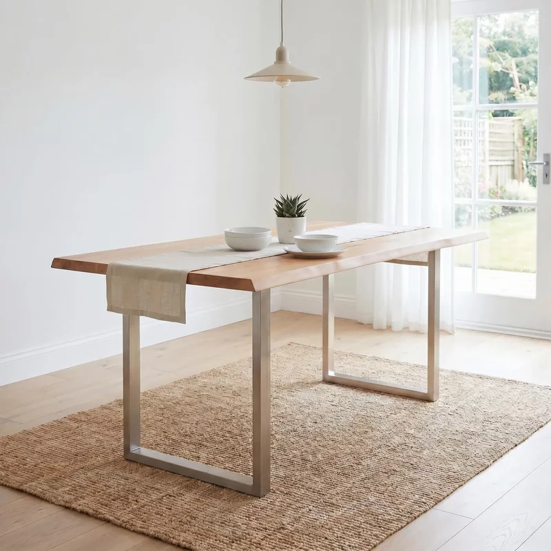 Photo 1 of Fargo dining table type b - oak - variation available Photo 1 of Fargo dining table type b - oak - variation available