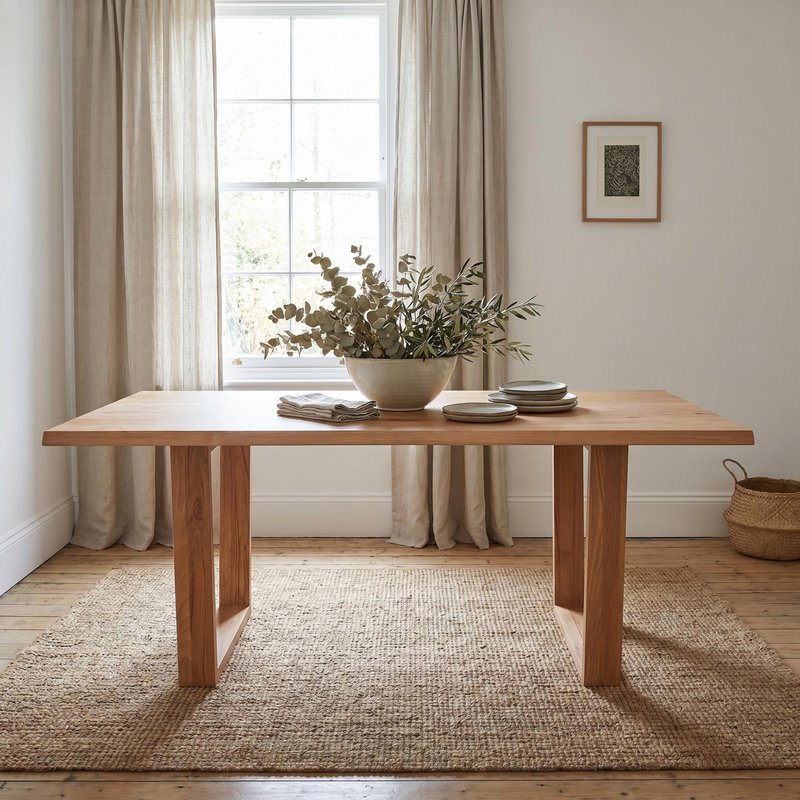 Photo 1 of Fargo dining table type g - oak - variation available Photo 1 of Fargo dining table type g - oak - variation available