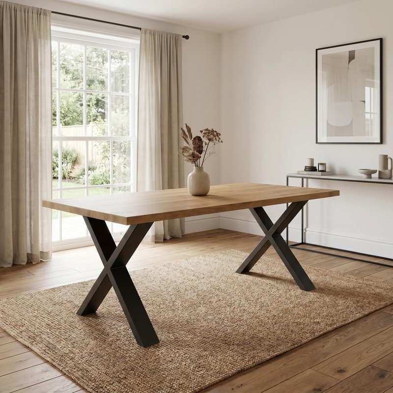 Photo 1 of Fargo dining table type h - oak - variation available Photo 1 of Fargo dining table type h - oak - variation available
