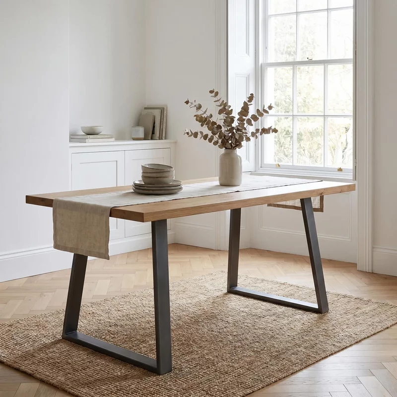 Photo 1 of Fargo dining table type o - oak - variation available Photo 1 of Fargo dining table type o - oak - variation available