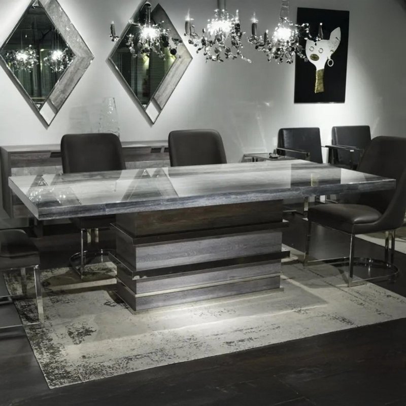 Photo 1 of Saturn dining table - marble - variation available Photo 1 of Saturn dining table - marble - variation available