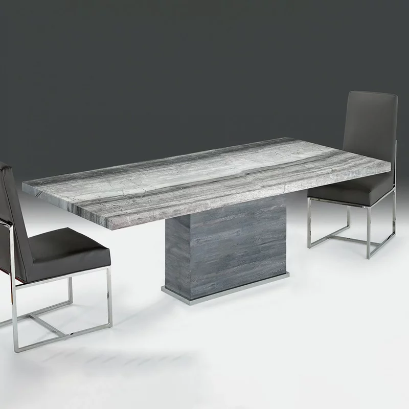 Photo 1 of Saturn dining table - extra light - marble - variation available Photo 1 of Saturn dining table - extra light - marble - variation available