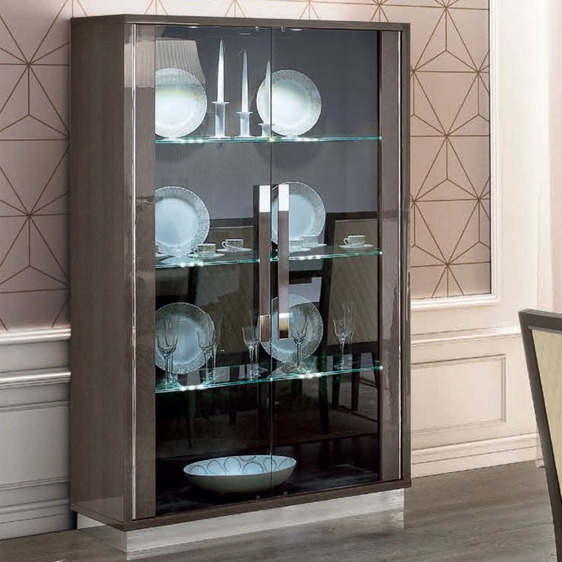 Photo 1 of Platinum italian vitrine - slim - silver Photo 1 of Platinum italian vitrine - slim - silver