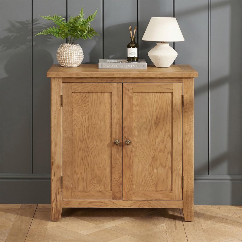 Photo 1 of Appleby sideboard - 2 door - compact - petite oak Photo 1 of Appleby sideboard - 2 door - compact - petite oak