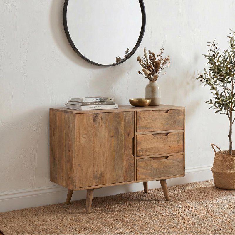 Photo 1 of Surya century sideboard - small - 95cm - solid mango wood Photo 1 of Surya century sideboard - small - 95cm - solid mango wood