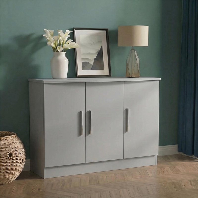 Photo 1 of Knightsbridge sideboard - small - 3 doors - grey Photo 1 of Knightsbridge sideboard - small - 3 doors - grey