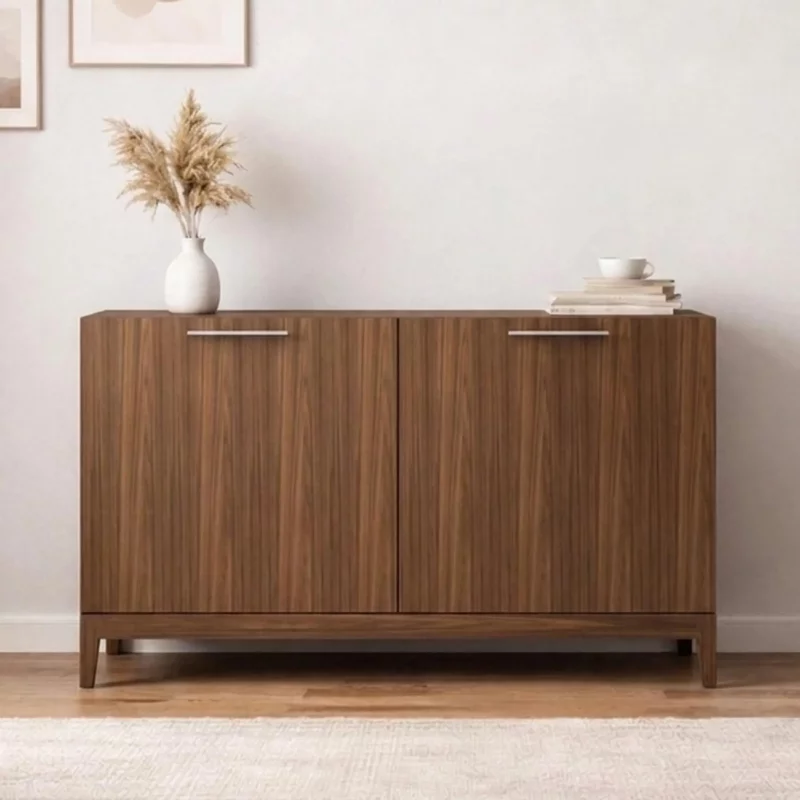 Photo 1 of Peony sideboard - 2 door - medium - walnut - wood Photo 1 of Peony sideboard - 2 door - medium - walnut - wood