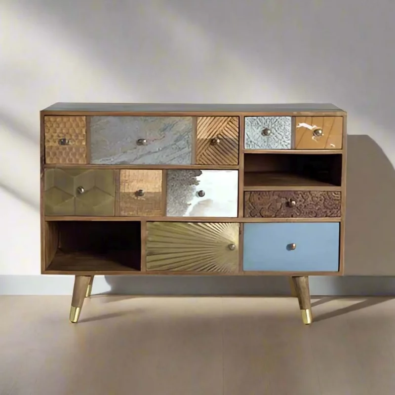 Photo 1 of Bonham sideboard - mango wood - multi drawer - small - 110cm Photo 1 of Bonham sideboard - mango wood - multi drawer - small - 110cm