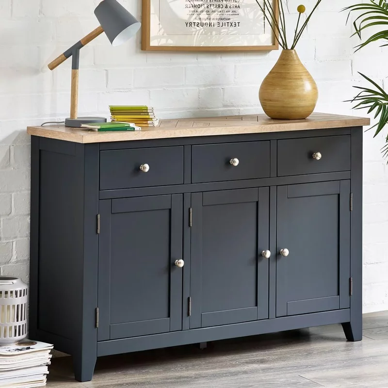 Photo 1 of Bordeaux sideboard - 3 door - medium - grey Photo 1 of Bordeaux sideboard - 3 door - medium - grey