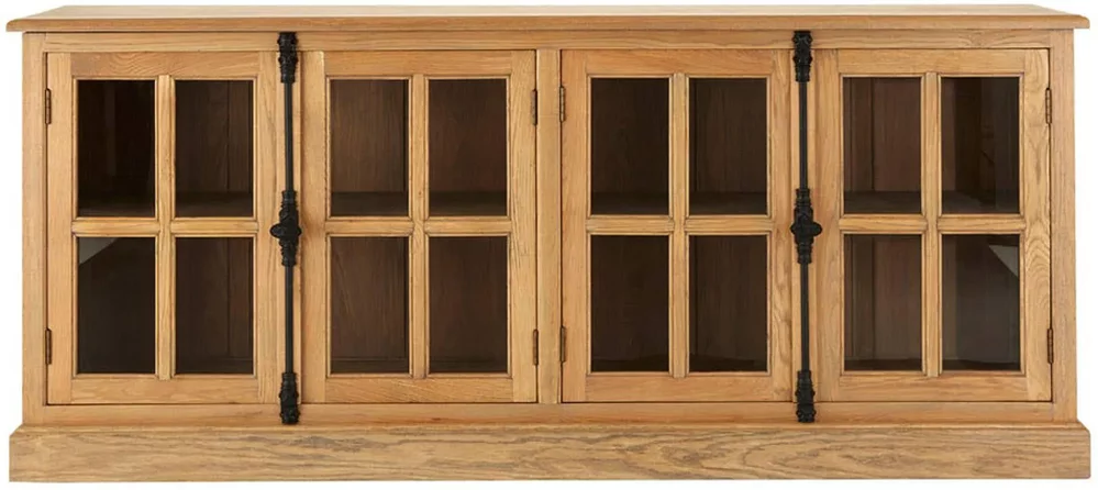 Photo 1 of Lyon sideboard - extra large - 4 door - rustic oak - 200cm Photo 1 of Lyon sideboard - extra large - 4 door - rustic oak - 200cm