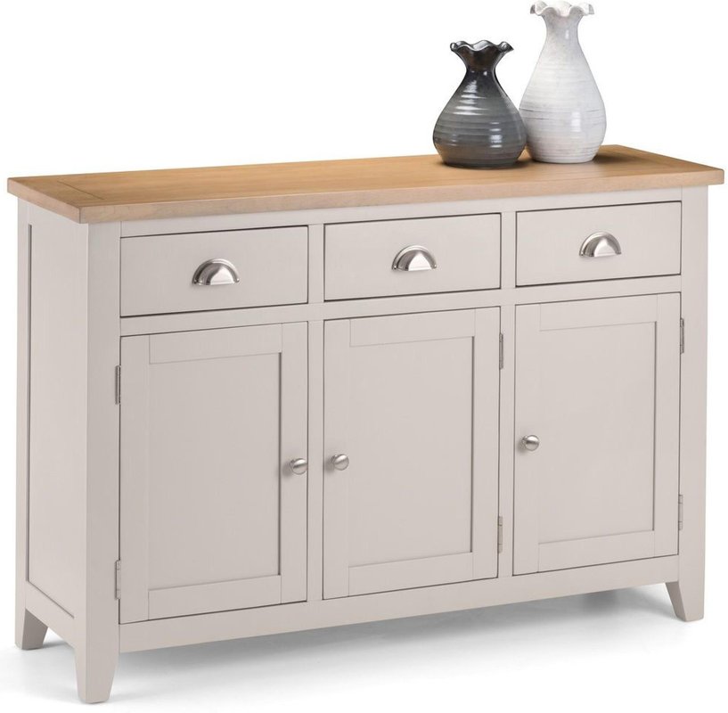 Photo 1 of Richmond sideboard - 3 door - medium - grey Photo 1 of Richmond sideboard - 3 door - medium - grey