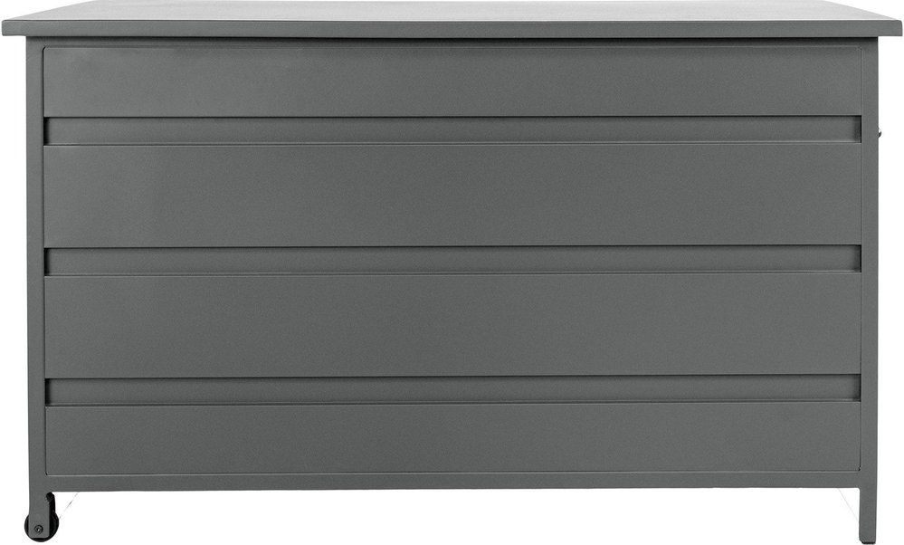 Photo 1 of Cassis cushion box - large - grey - metal Photo 1 of Cassis cushion box - large - grey - metal