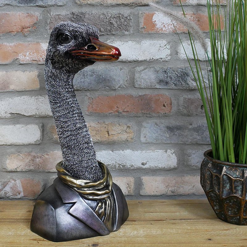 Photo 1 of Emu bust statue - set of 2 Photo 1 of Emu bust statue - set of 2