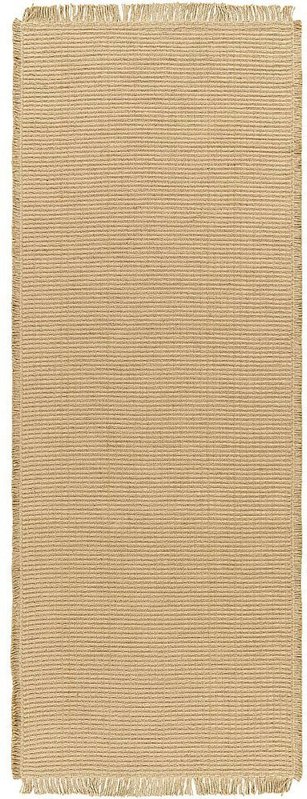 Photo 1 of Kimi runner - solid & border boho jute - bokm2301 - brown - 80cm x 220cm Photo 1 of Kimi runner - solid & border boho jute - bokm2301 - brown - 80cm x 220cm